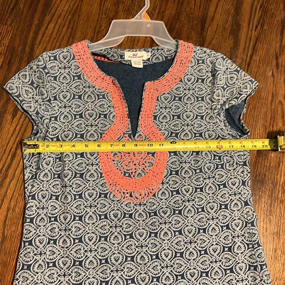 Vineyard Vines summer Tile Indio print linen dress - Picture 15 of 16